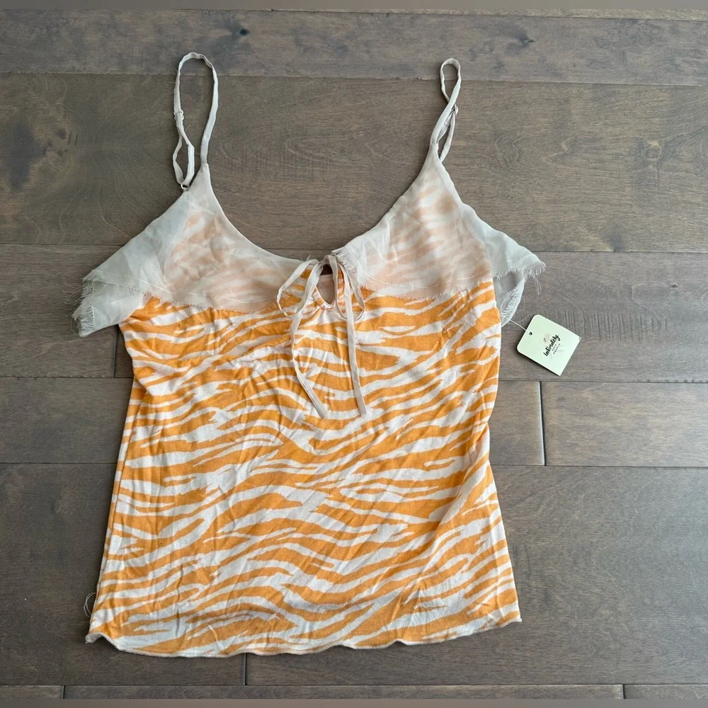 NWT Free People Intimately Kara Printed Cami
